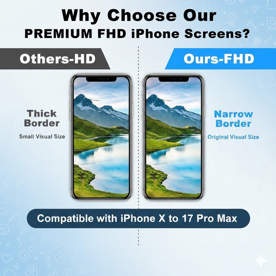 iphone 12 Series 12, 12 Pro, 12 ProMax FULLY HD LCD Screen DIY Replacement Kit