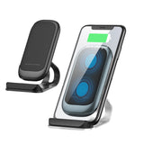 Mobile phone wireless charger and holder