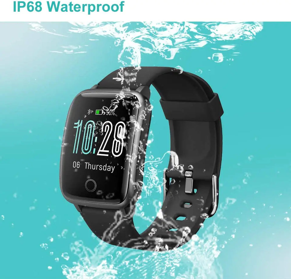 Android Watch  Activity Tracking, Waterproof Smartwatch for Men and Women