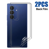 Flexible Hydrogel Film for Samsung Galaxy Z Fold 7 HD Clear Front Back Full Cover Screen Protectors for Samsung Galaxy Z Fold 7
