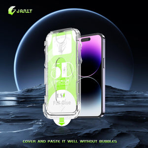 Anti-Spy Magic Privacy Screen Protector For iphone 15 ProMax And 16 ProMax With installation Frame