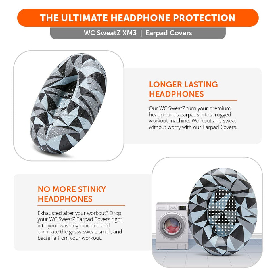 Sony WH-1000XM3 Earpad Sweat Covers - WC SweatZ