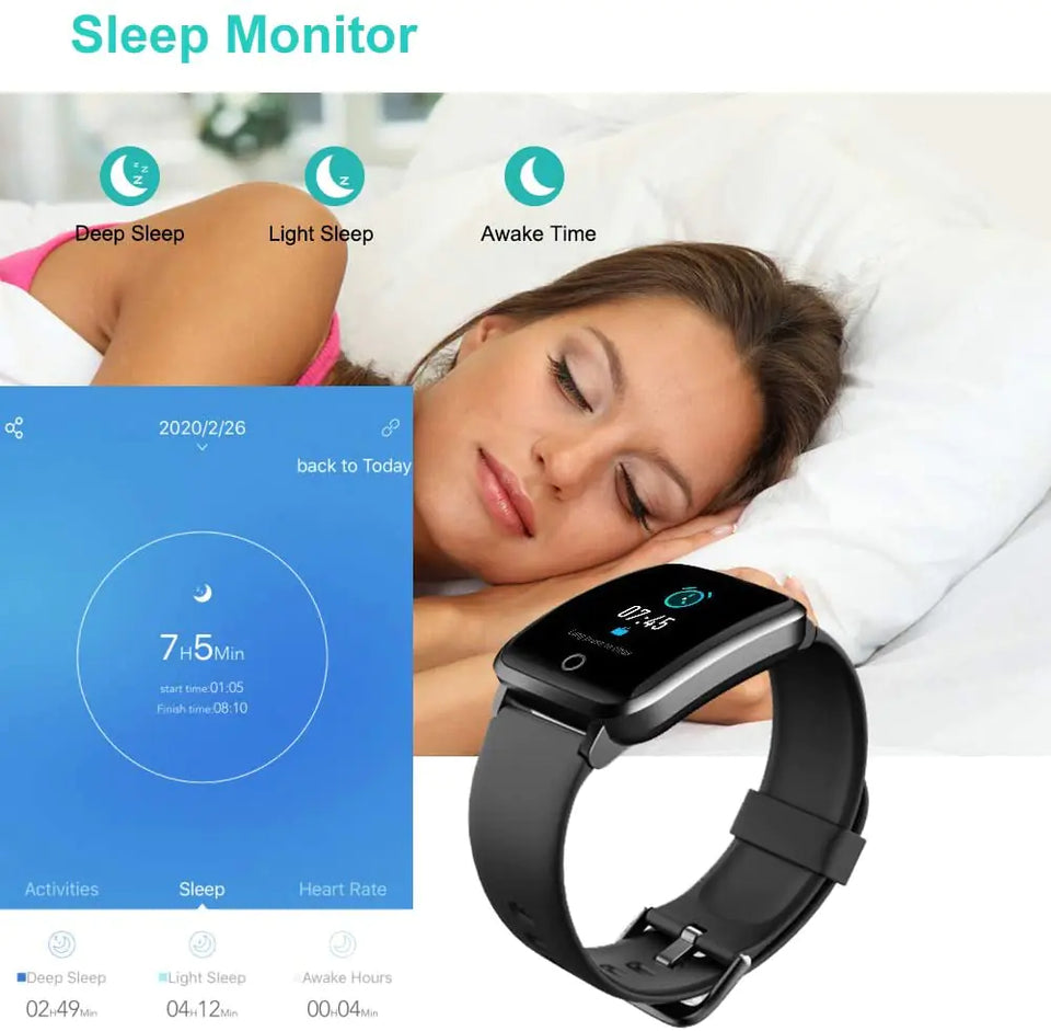 Android Watch  Activity Tracking, Waterproof Smartwatch for Men and Women